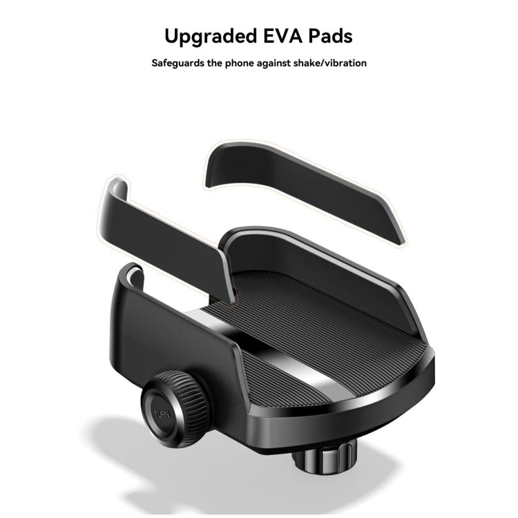 JOYROOM JR-ZS431 360 Rotation Dual Safety lock Bike Phone Mount - Black