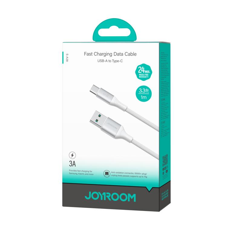 JOYROOM S-A28 Flash Series 480Mbps Fast Charging Data Cable, USB to Type-C Cable, Length: 1m