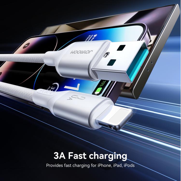 JOYROOM S-A28 Flash Series 480Mbps Fast Charging Data Cable, USB to 8 Pin Cable, Length: 1m