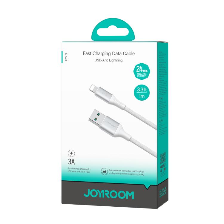 JOYROOM S-A28 Flash Series 480Mbps Fast Charging Data Cable, USB to 8 Pin Cable, Length: 1m
