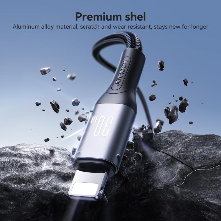 JOYROOM S-A28 Flash Series 60W 480Mbps Fast Charging Data Cable, Type-C to 8 Pin Cable, Length: 2m