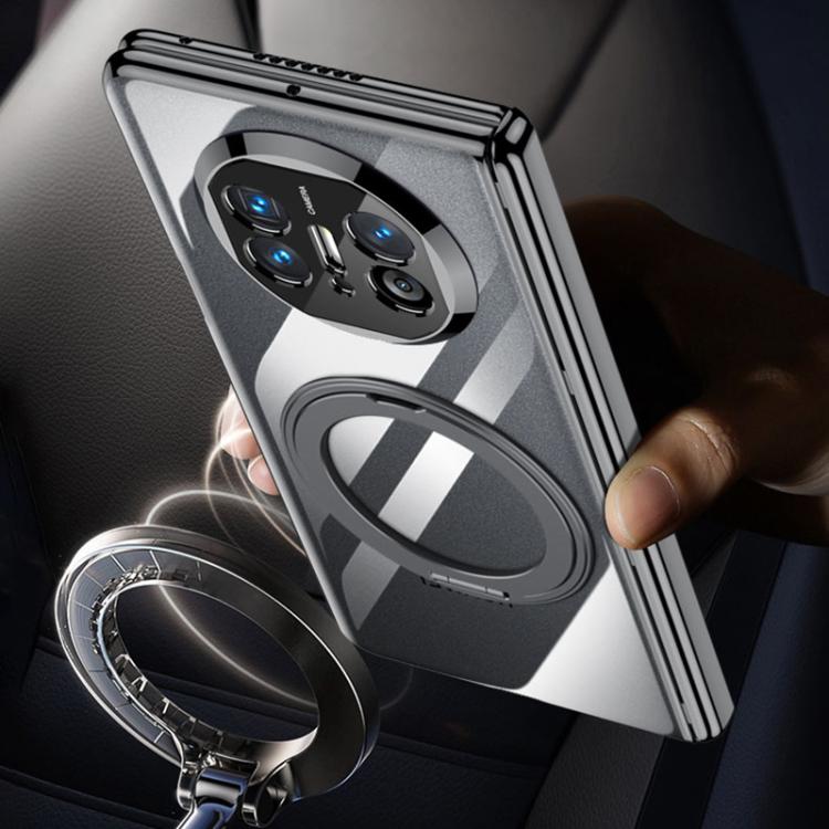 For Huawei Mate X6 GKK Phantom Magnetic Full Coverage TPU Phone Case with Rotating Stand