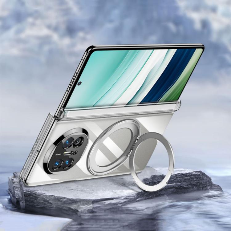 For Huawei Mate X6 GKK Phantom Magnetic Full Coverage TPU Phone Case with Rotating Stand