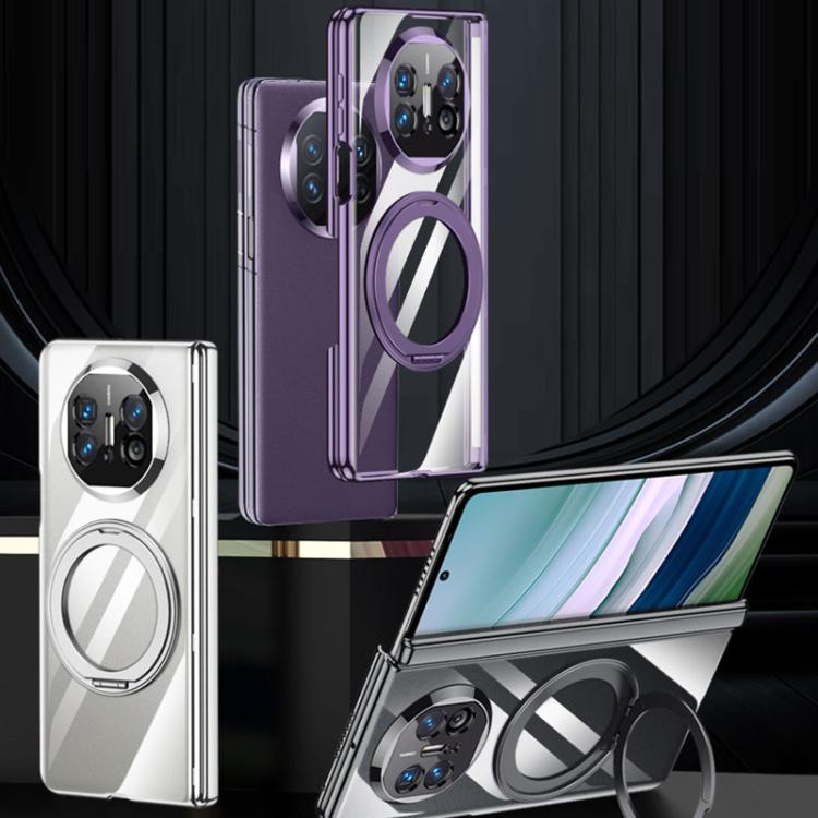 For Huawei Mate X6 GKK Phantom Magnetic Full Coverage TPU Phone Case with Rotating Stand