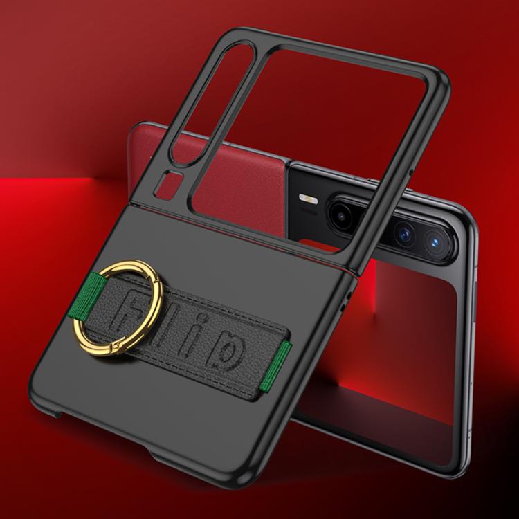 For Huawei Pura X GKK Ultra-thin Full Coverage Phone Flip Case with Wristband