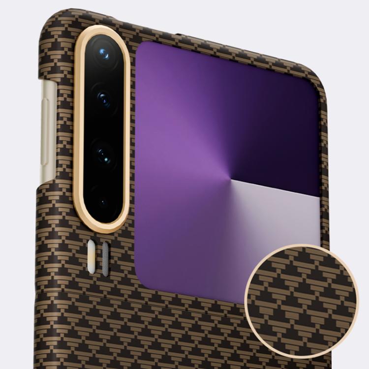 For Huawei Pura X Metal Frame Nanofiber MagSafe Magnetic Phone Case
