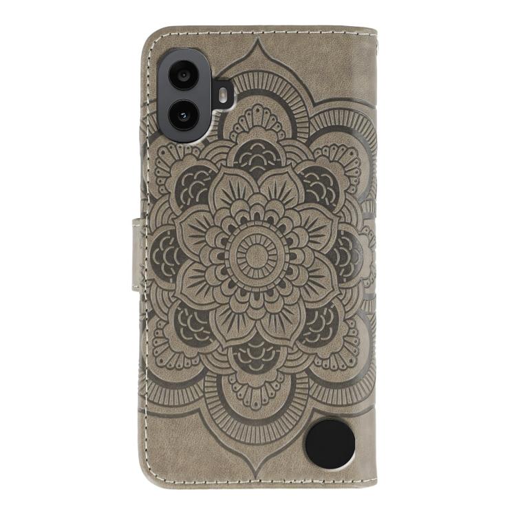 For Nothing CMF Phone 1 Sun Mandala Embossing Pattern Phone Leather Case