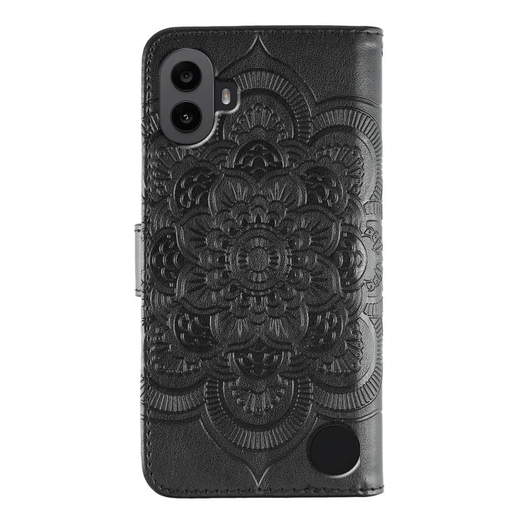 For Nothing CMF Phone 1 Sun Mandala Embossing Pattern Phone Leather Case