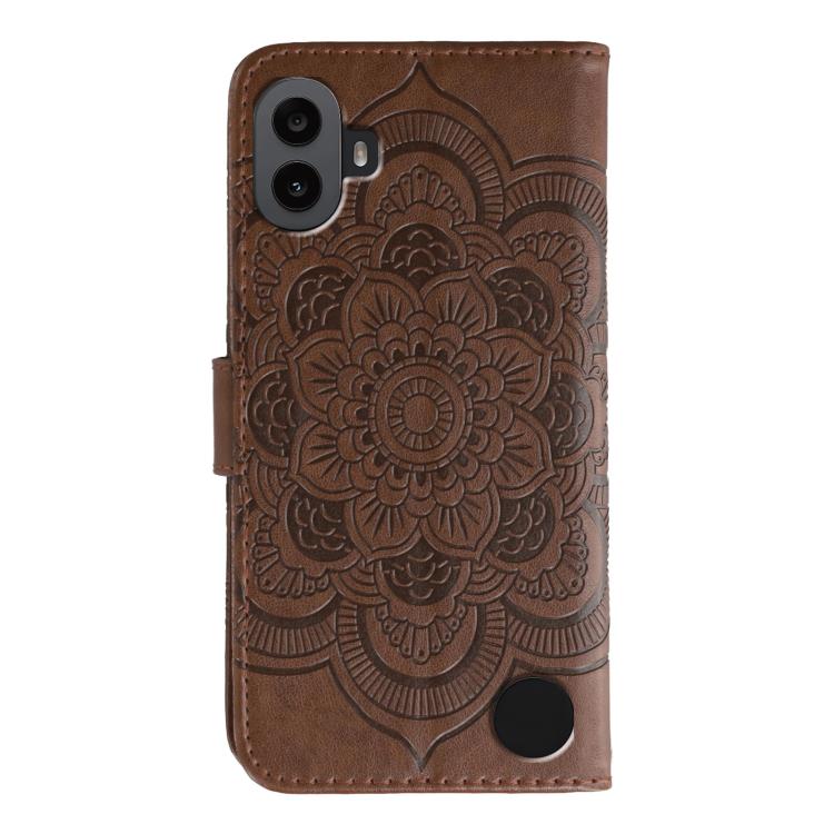For Nothing CMF Phone 1 Sun Mandala Embossing Pattern Phone Leather Case