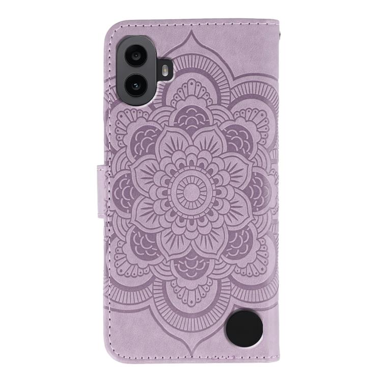 For Nothing CMF Phone 1 Sun Mandala Embossing Pattern Phone Leather Case