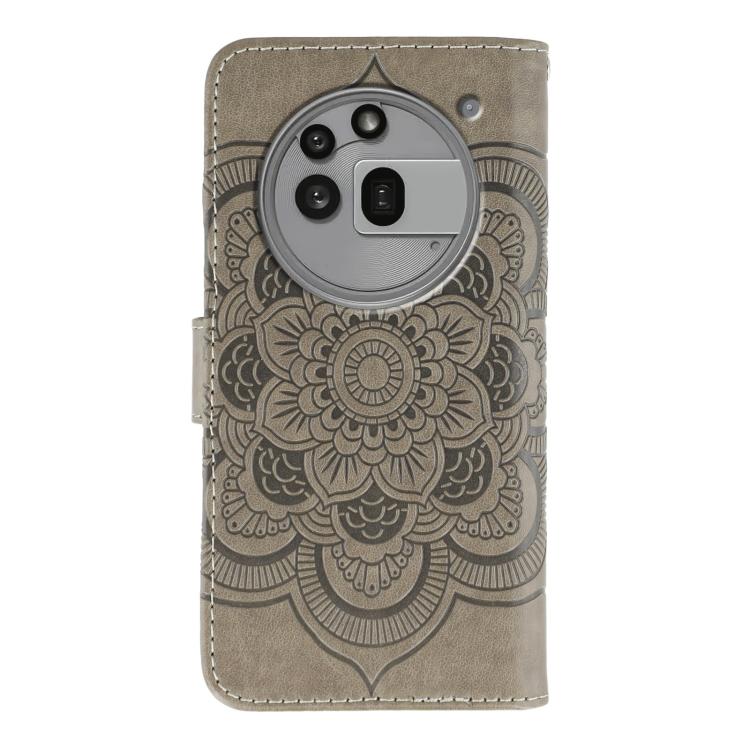 For Nothing Phone 3a Pro Sun Mandala Embossing Pattern Phone Leather Case