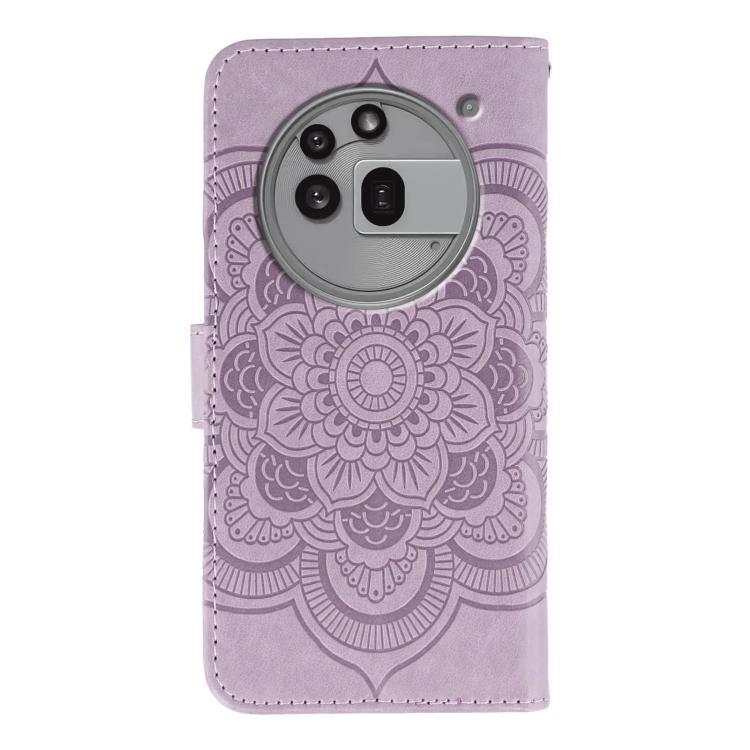 For Nothing Phone 3a Pro Sun Mandala Embossing Pattern Phone Leather Case