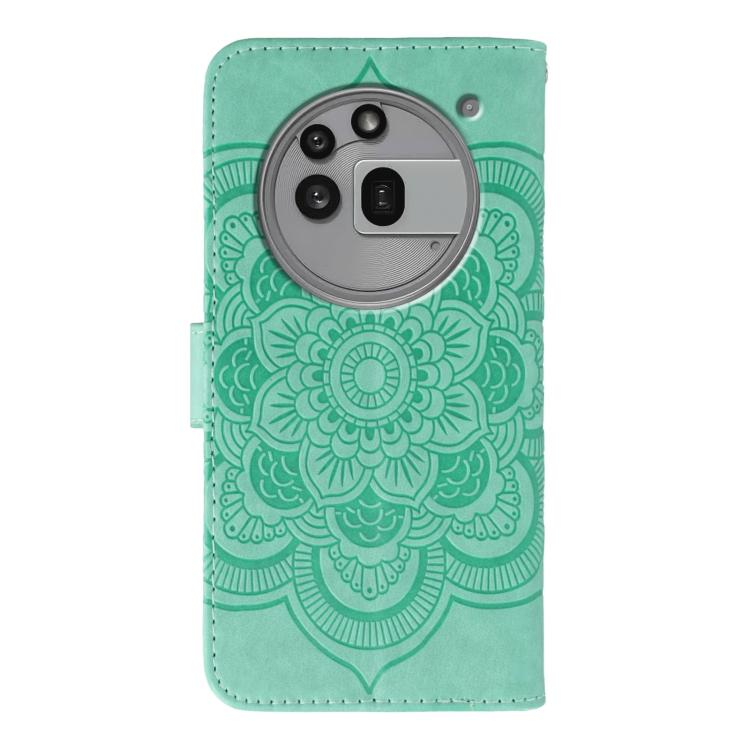 For Nothing Phone 3a Pro Sun Mandala Embossing Pattern Phone Leather Case