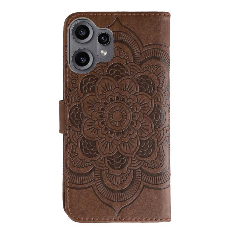 For Nothing CMF Phone 2 Pro Sun Mandala Embossing Pattern Phone Leather Case
