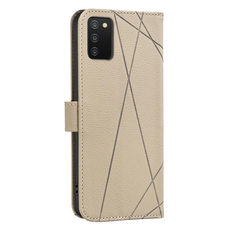 For Samsung Galaxy A03S / A02S Geometric Pattern RFID Leather Phone Case
