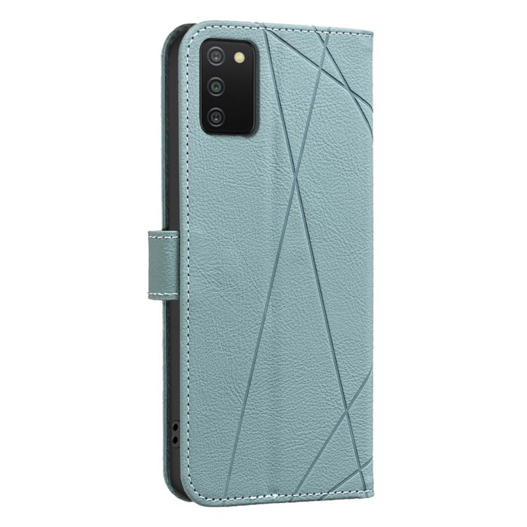 For Samsung Galaxy A03S / A02S Geometric Pattern RFID Leather Phone Case