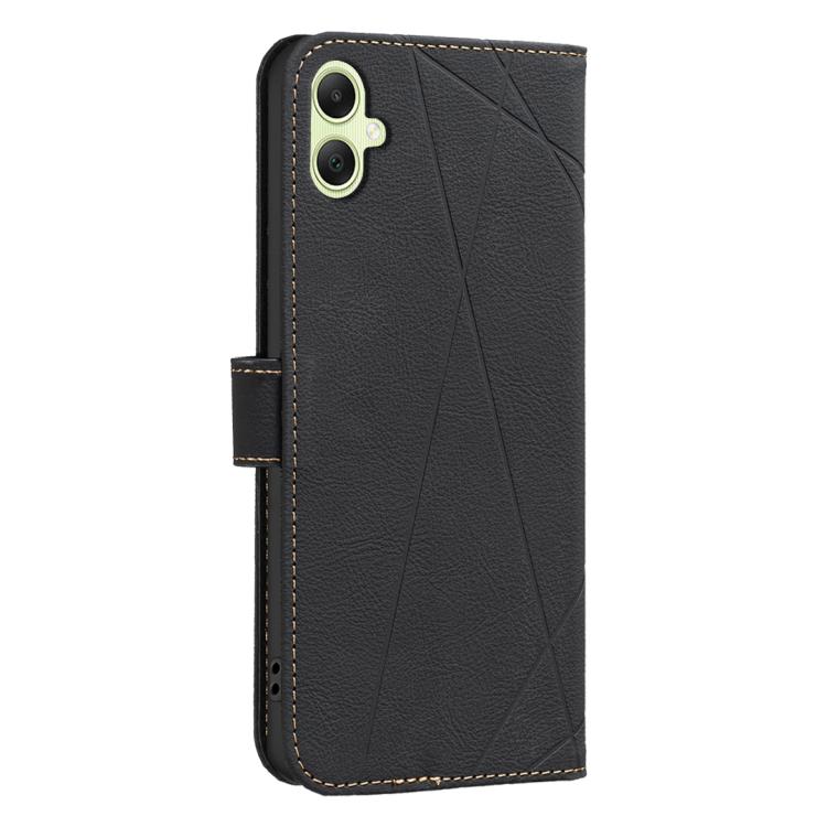 For Samsung Galaxy A05S Geometric Pattern RFID Leather Phone Case