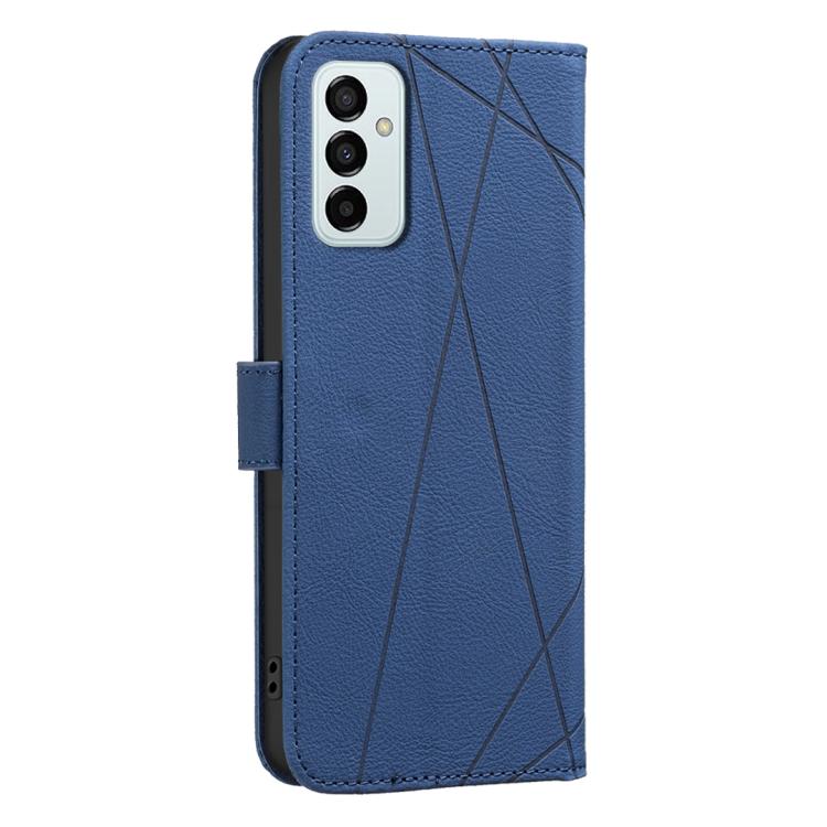 For Samsung Galaxy A23 / M23 / M13 4G Geometric Pattern RFID Leather Phone Case