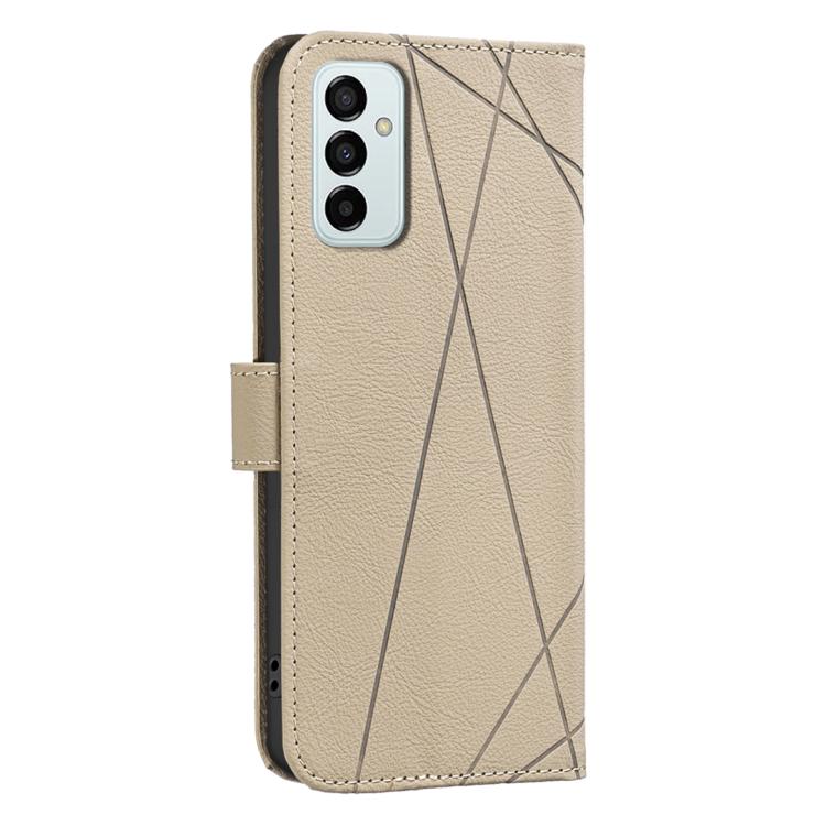 For Samsung Galaxy A23 / M23 / M13 4G Geometric Pattern RFID Leather Phone Case