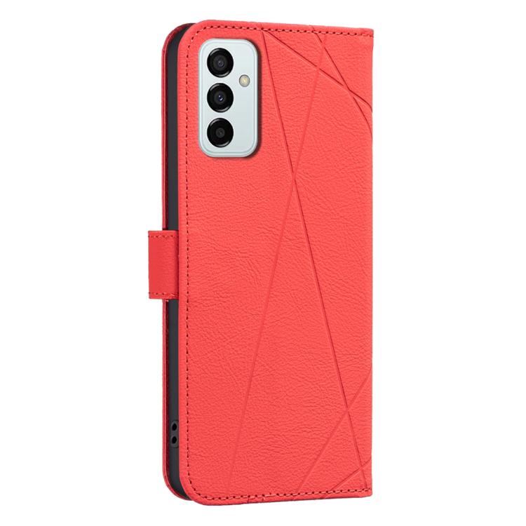 For Samsung Galaxy A23 / M23 / M13 4G Geometric Pattern RFID Leather Phone Case
