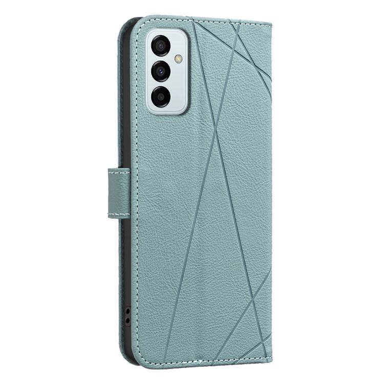 For Samsung Galaxy A23 / M23 / M13 4G Geometric Pattern RFID Leather Phone Case