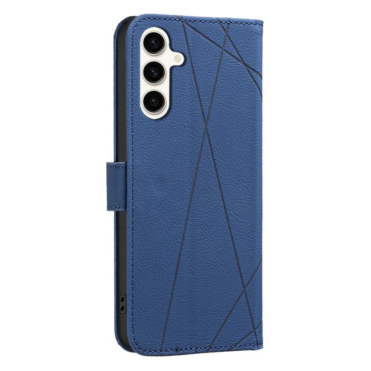 For Samsung Galaxy A24 4G Geometric Pattern RFID Leather Phone Case
