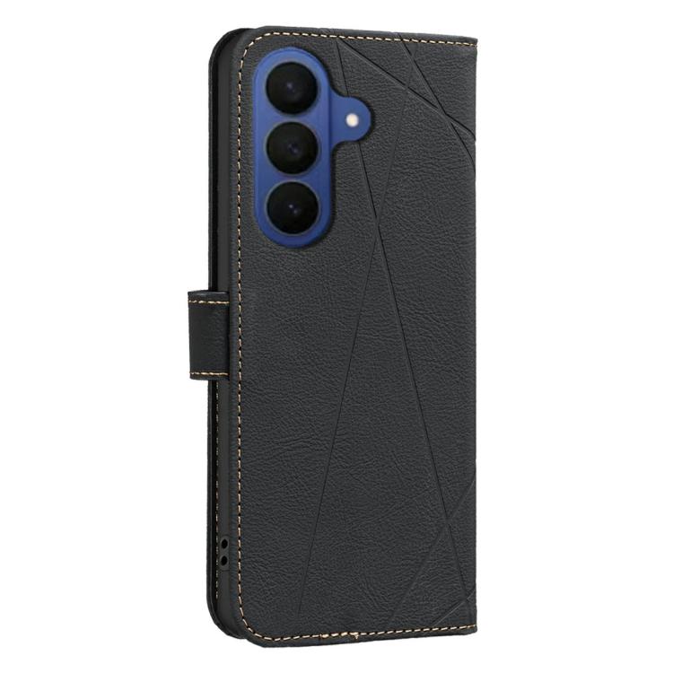 For Samsung Galaxy A37 5G Geometric Pattern RFID Leather Phone Case