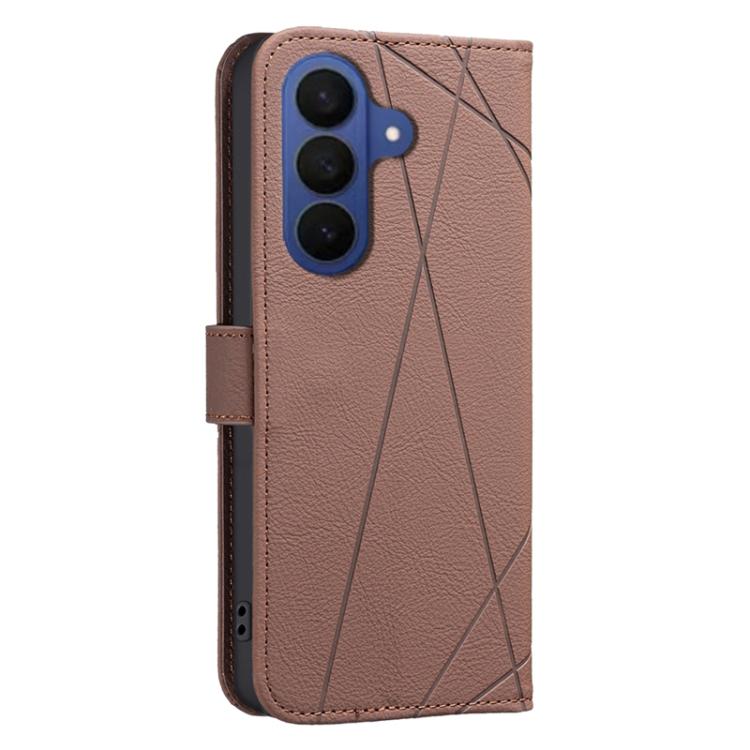 For Samsung Galaxy A27 5G Geometric Pattern RFID Leather Phone Case