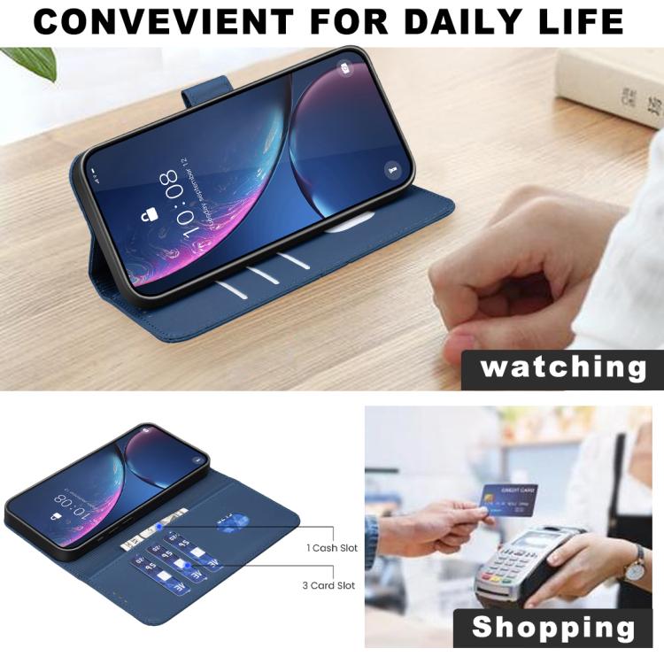 For Samsung Galaxy S25 Ultra 5G Geometric Pattern RFID Leather Phone Case