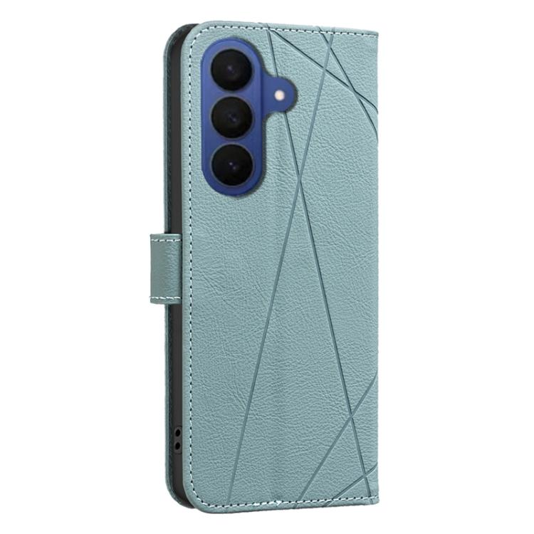 For Samsung Galaxy S26 5G Geometric Pattern RFID Leather Phone Case