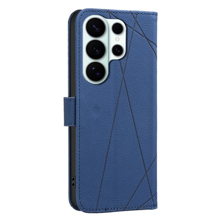 For Samsung Galaxy S26 Ultra 5G Geometric Pattern RFID Leather Phone Case