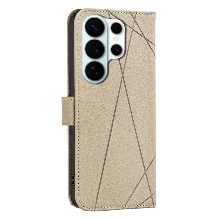For Samsung Galaxy S26 Ultra 5G Geometric Pattern RFID Leather Phone Case