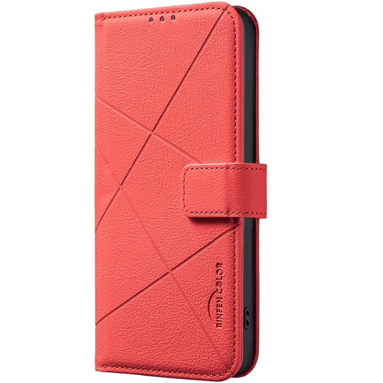 For Samsung Galaxy S26 Ultra 5G Geometric Pattern RFID Leather Phone Case