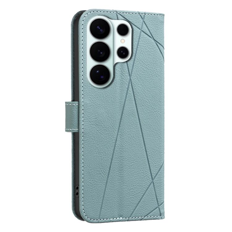 For Samsung Galaxy S26 Ultra 5G Geometric Pattern RFID Leather Phone Case