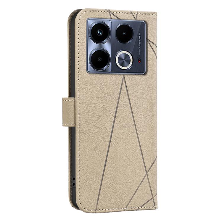 For Infinix Note 40 4G Geometric Pattern RFID Leather Phone Case