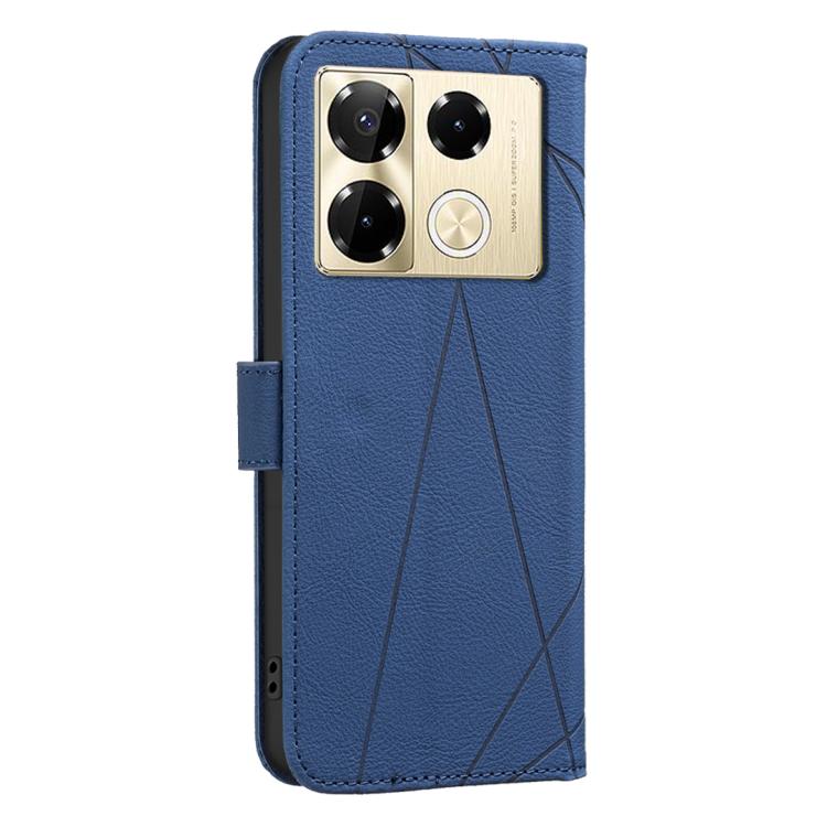 For Infinix Note 40 Pro 4G / 40 Pro+ 5G Geometric Pattern RFID Leather Phone Case