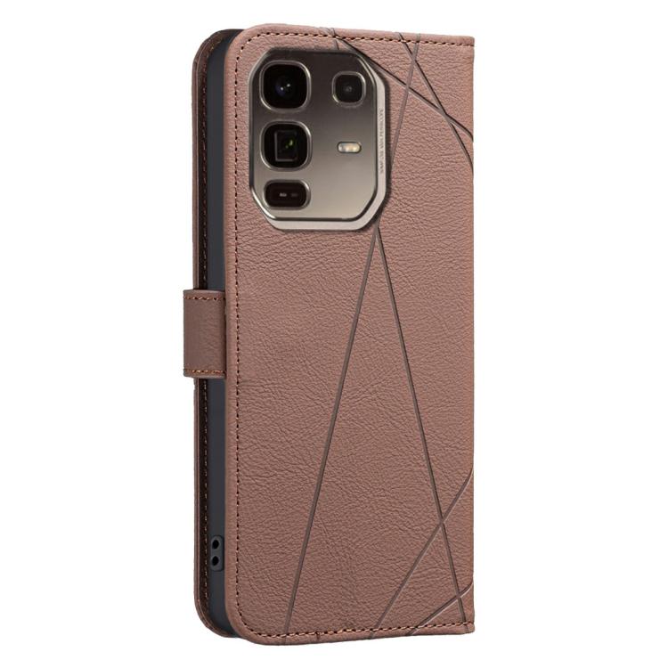 For Infinix Note 50 Pro+ 5G Geometric Pattern RFID Leather Phone Case