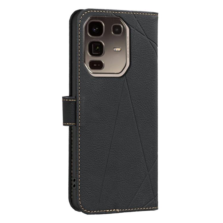 For Infinix Note 50 Pro+ 5G Geometric Pattern RFID Leather Phone Case