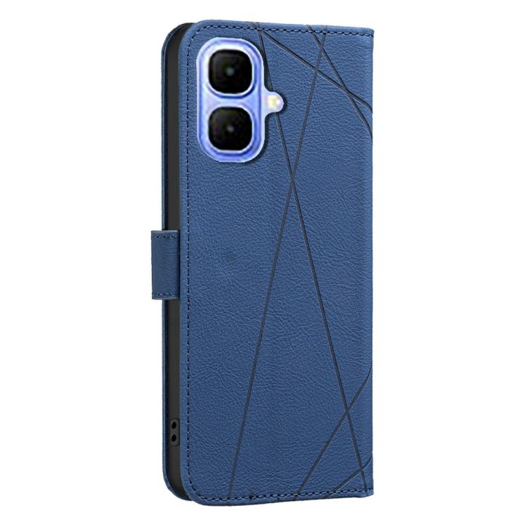 For Infinix Smart 10 4G Geometric Pattern RFID Leather Phone Case