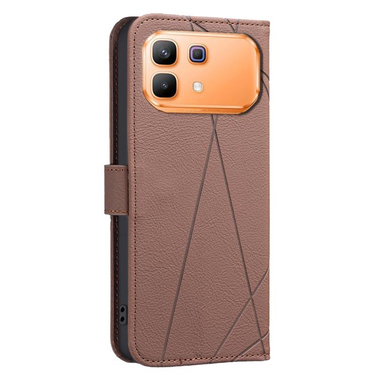For Infinix Note 60 5G / 60 Pro 5G Geometric Pattern RFID Leather Phone Case