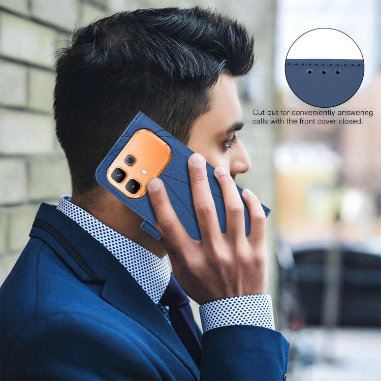 For Infinix Note 60 5G / 60 Pro 5G Geometric Pattern RFID Leather Phone Case