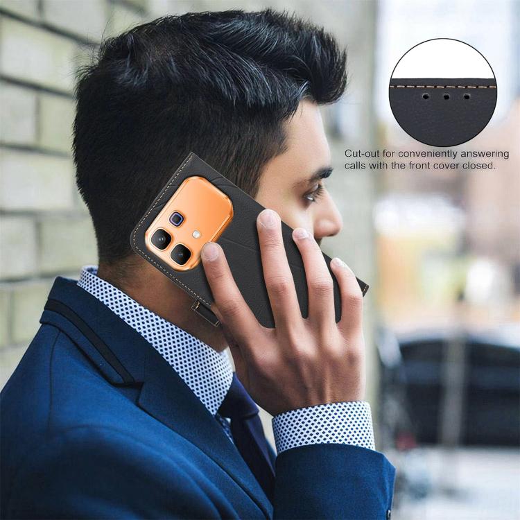 For Infinix Note 60 5G / 60 Pro 5G Geometric Pattern RFID Leather Phone Case