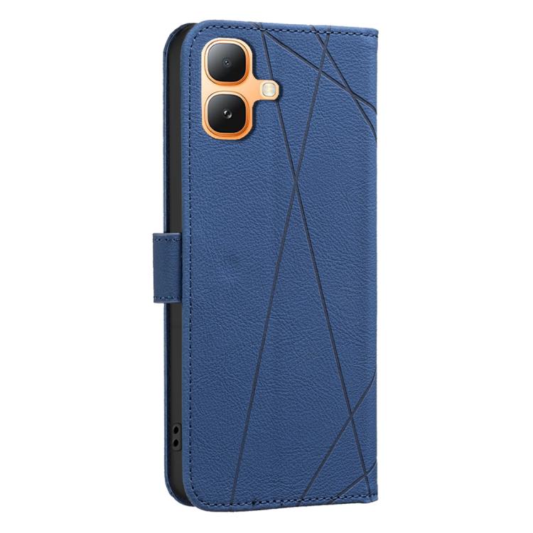 For Infinix Smart 20 4G Geometric Pattern RFID Leather Phone Case