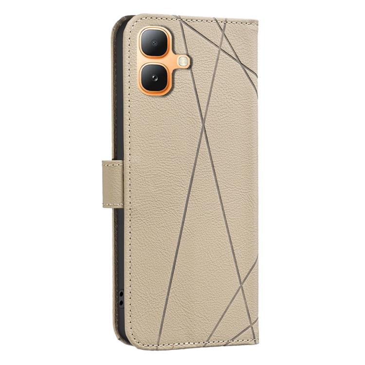 For Infinix Smart 20 4G Geometric Pattern RFID Leather Phone Case