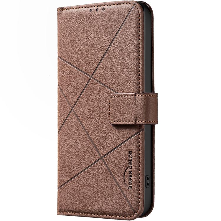For Infinix Hot 70 5G Geometric Pattern RFID Leather Phone Case