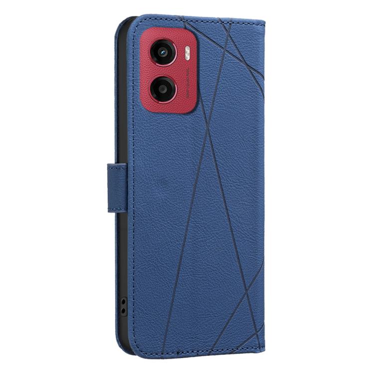 For Motorola Moto G05 / E15 Geometric Pattern RFID Leather Phone Case
