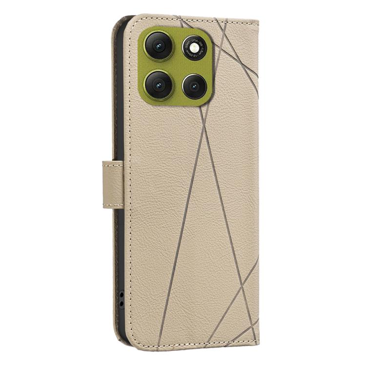 For Motorola Moto G86 5G Geometric Pattern RFID Leather Phone Case