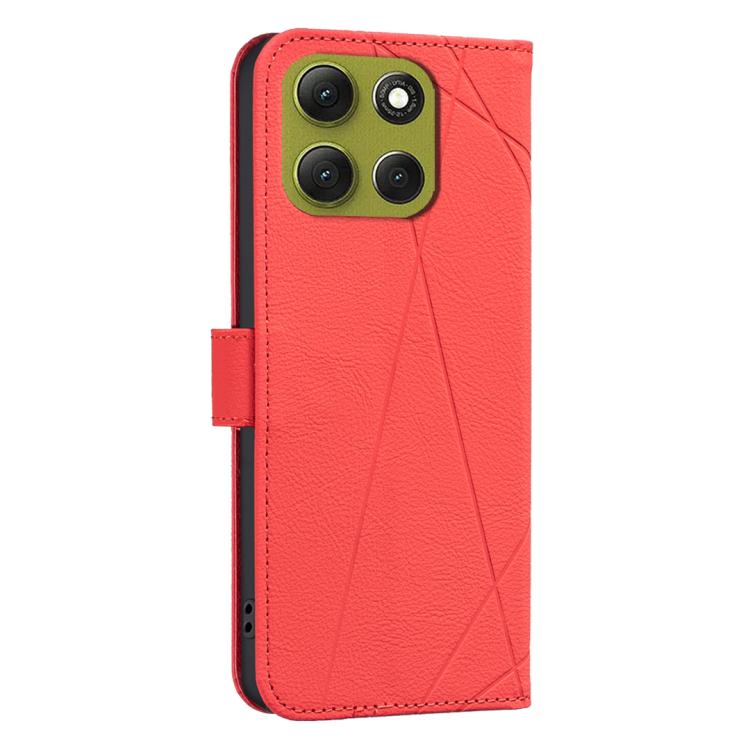 For Motorola Moto G86 5G Geometric Pattern RFID Leather Phone Case