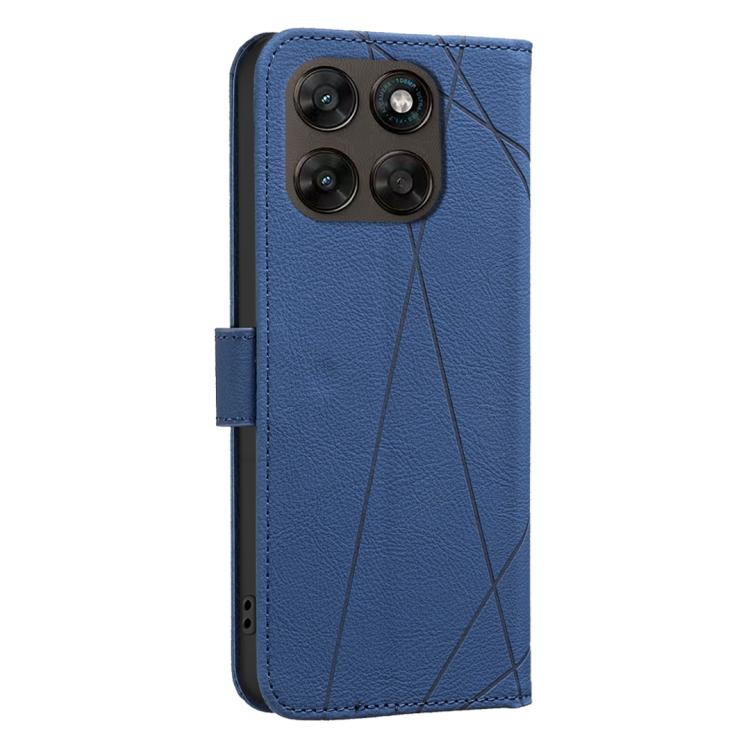 For Motorola Moto G67 5G / G77 5G Geometric Pattern RFID Leather Phone Case