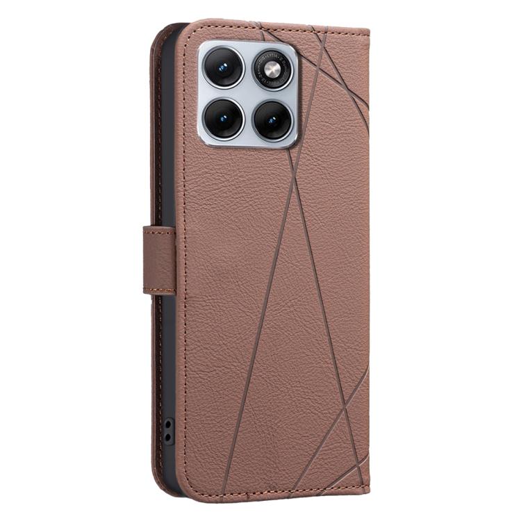 For Motorola Edge 70 Fusion 5G Geometric Pattern RFID Leather Phone Case